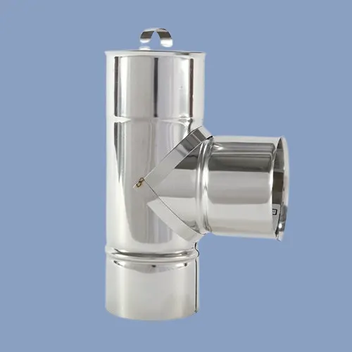 Chimeneas de pared simple inoxidable